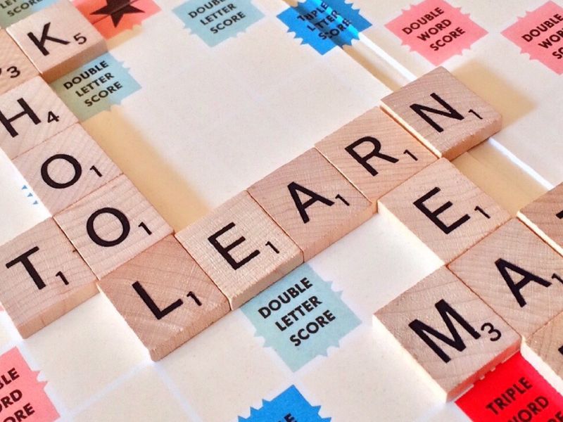 영단어 블록으로 만든 LEARN
